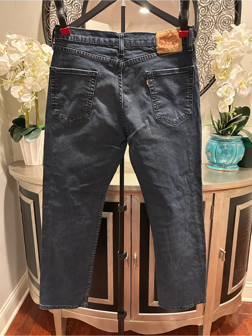 Levi's Men's Dark Blue Straight Jeans